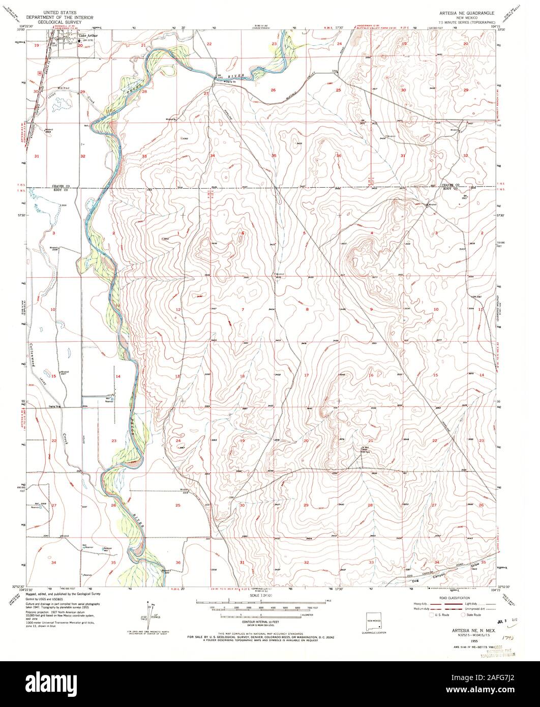 Artesia new mexico map hires stock photography and images Alamy