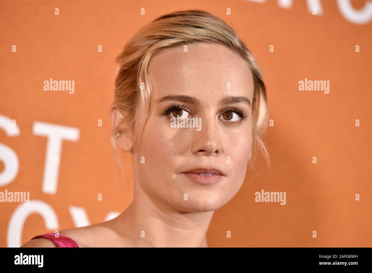 New York, USA. 15th Dec, 2019. Actrress Brie Larson attends the “Just