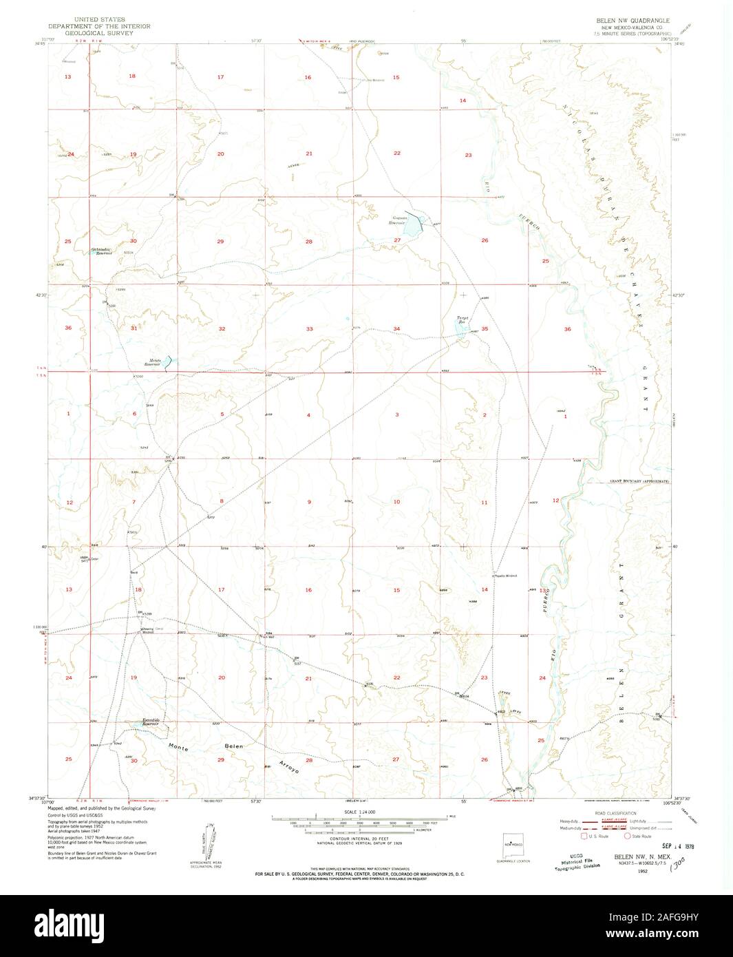 Belen new mexico map hires stock photography and images Alamy