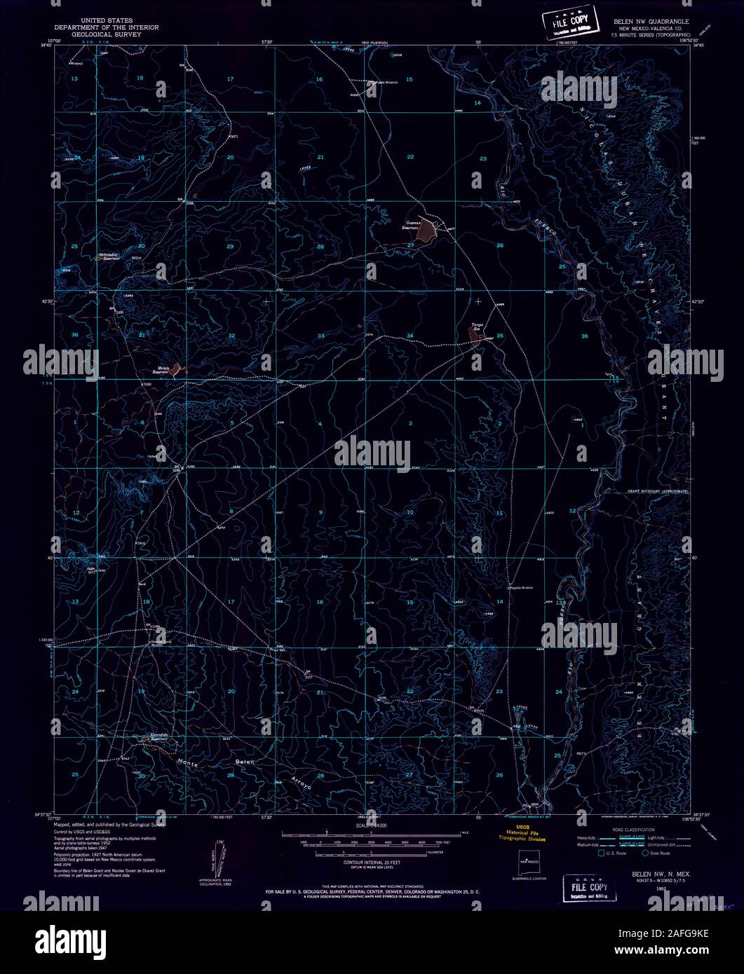 Belen new mexico map hires stock photography and images Alamy