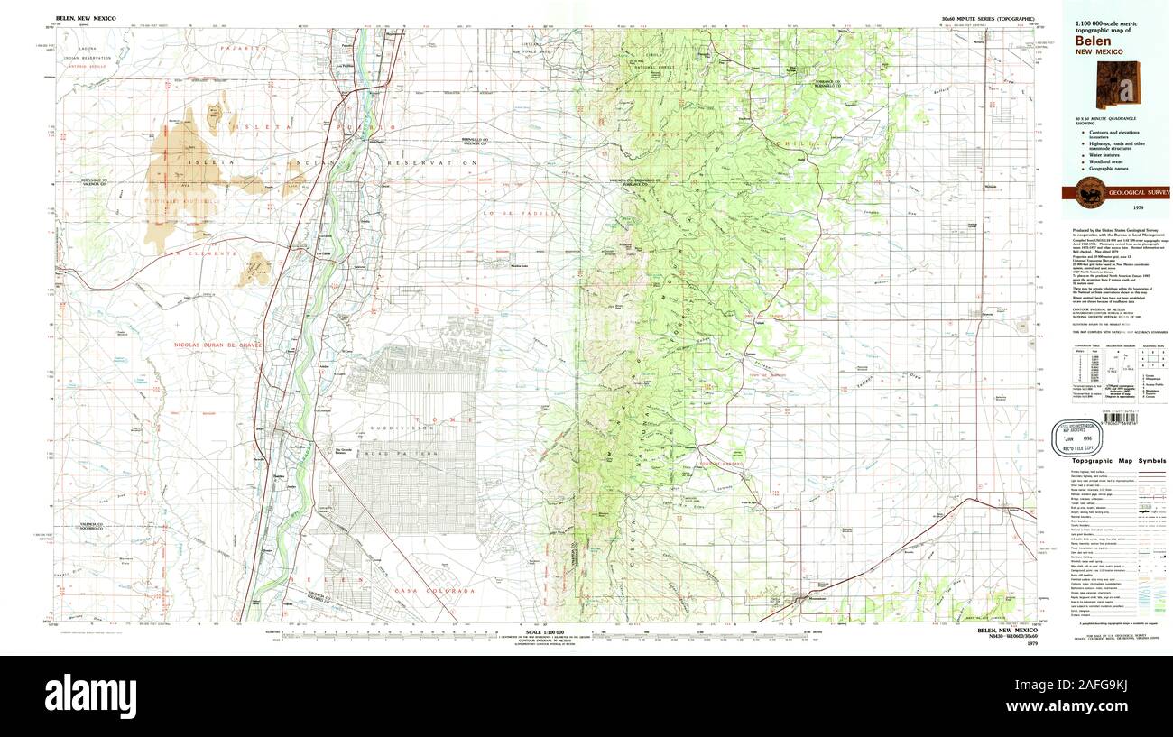 Belen new mexico map hires stock photography and images Alamy
