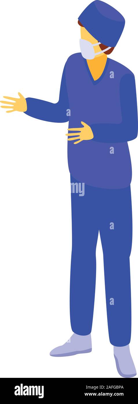 Nurse icon, isometric style Stock Vector Image & Art - Alamy