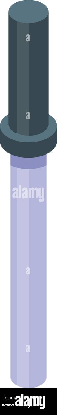 Medical pipette icon, isometric style Stock Vector