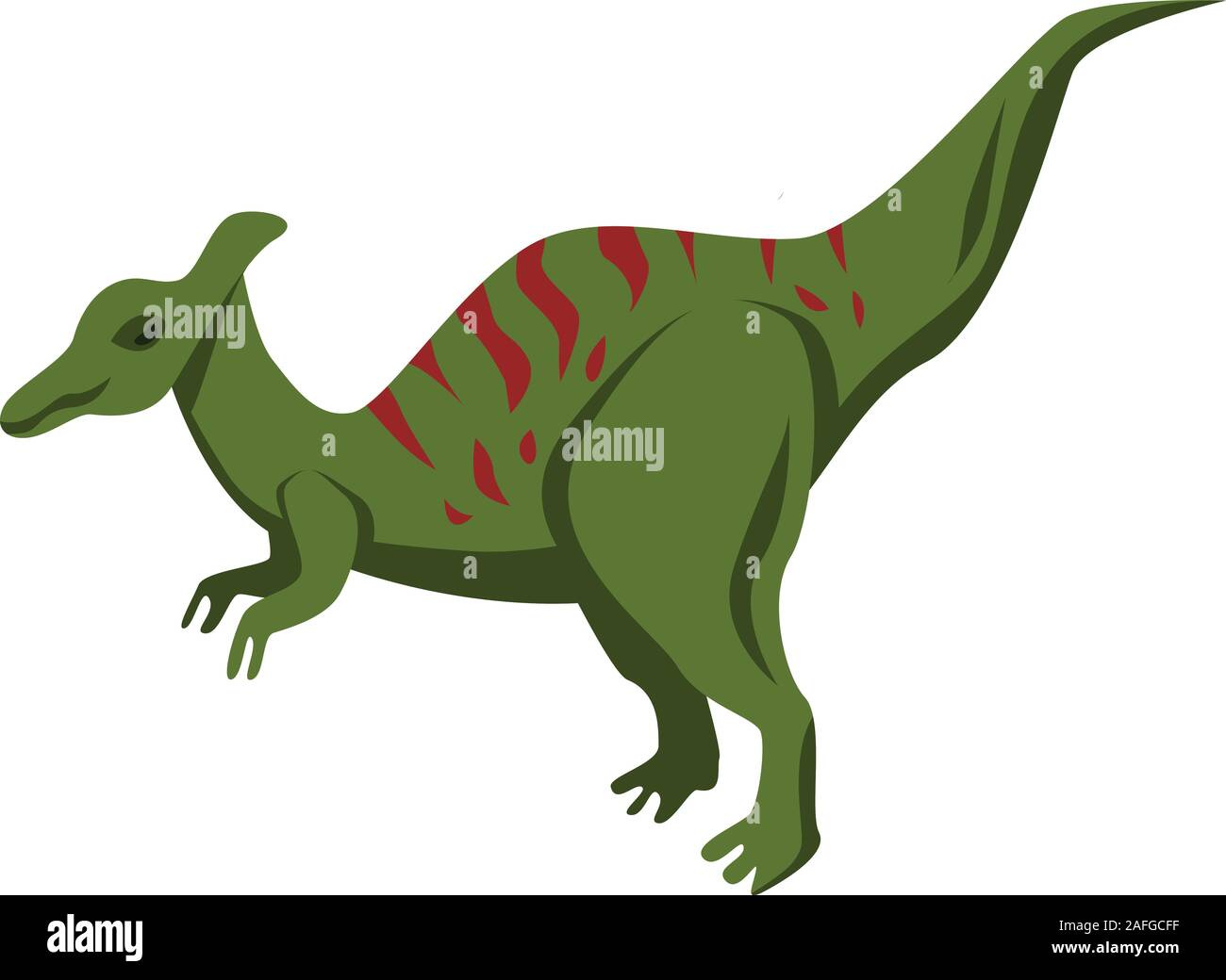 Dinosaur icon, isometric style Stock Vector