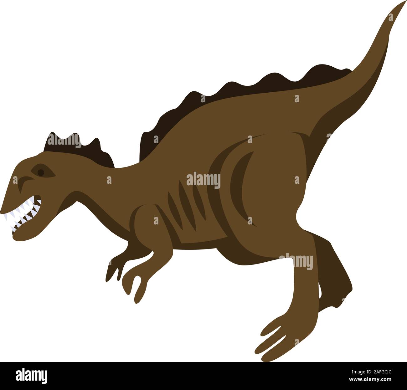 Animal dino icon, isometric style Stock Vector