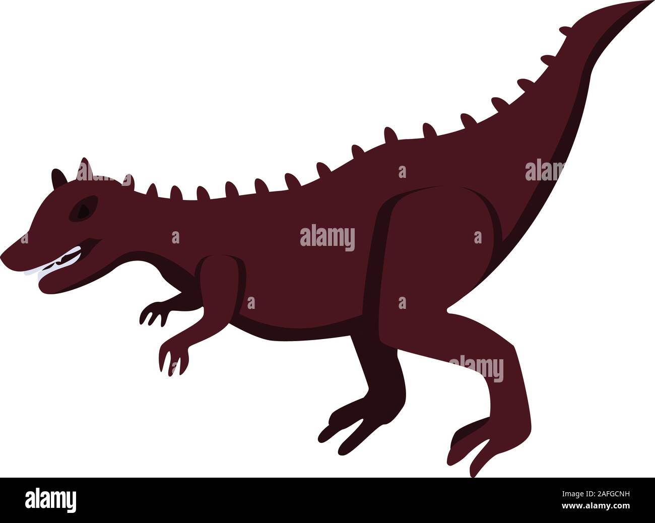Toy dinosaur icon, isometric style Stock Vector