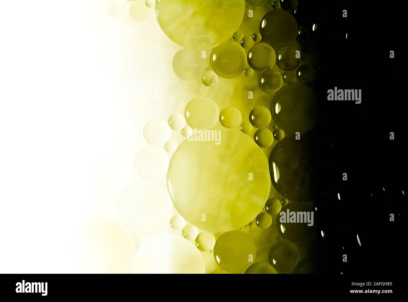 Creative abstract background from circles of different sizes with ...