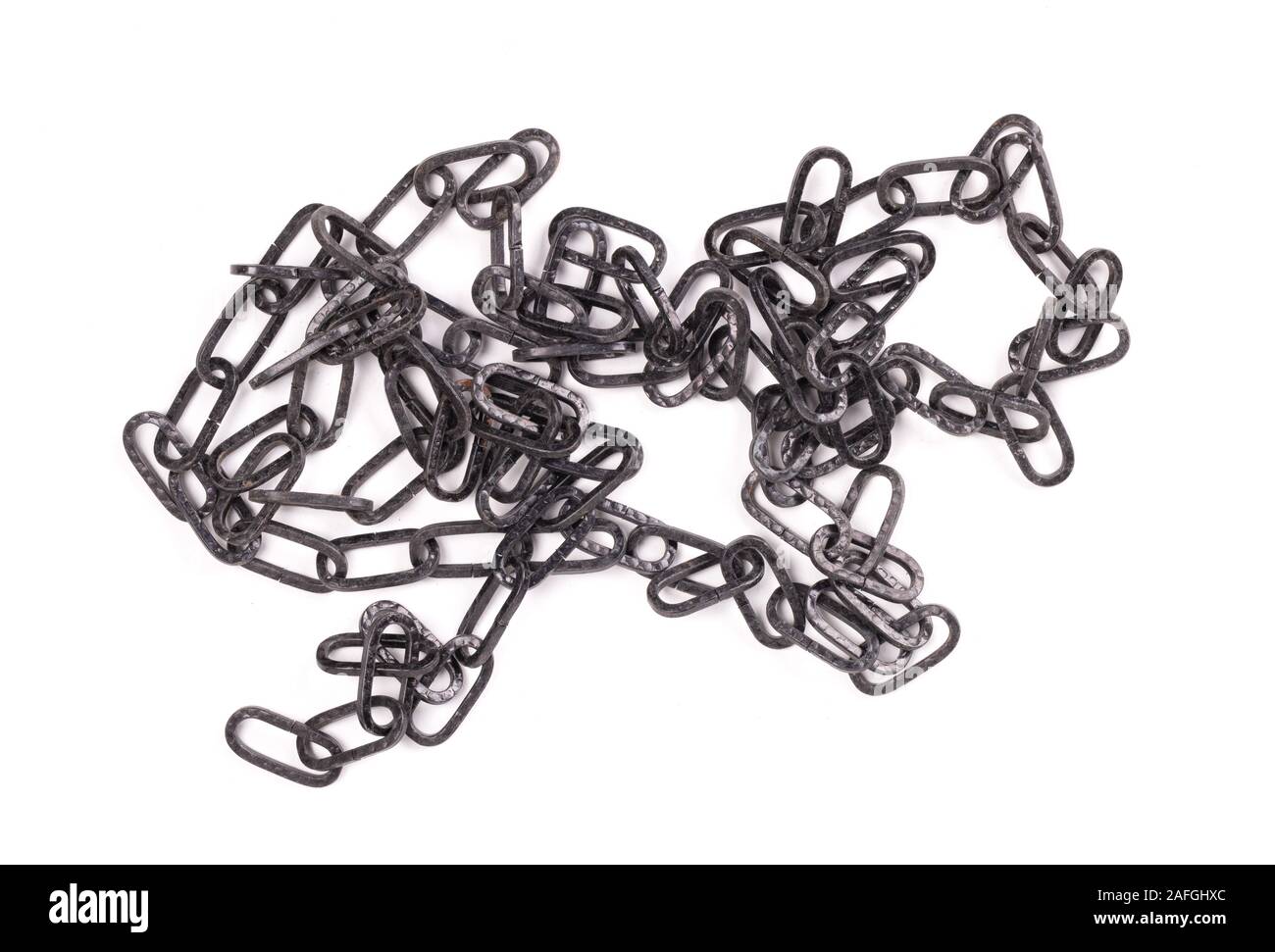 Chain mound isolated on a white background Stock Photo - Alamy