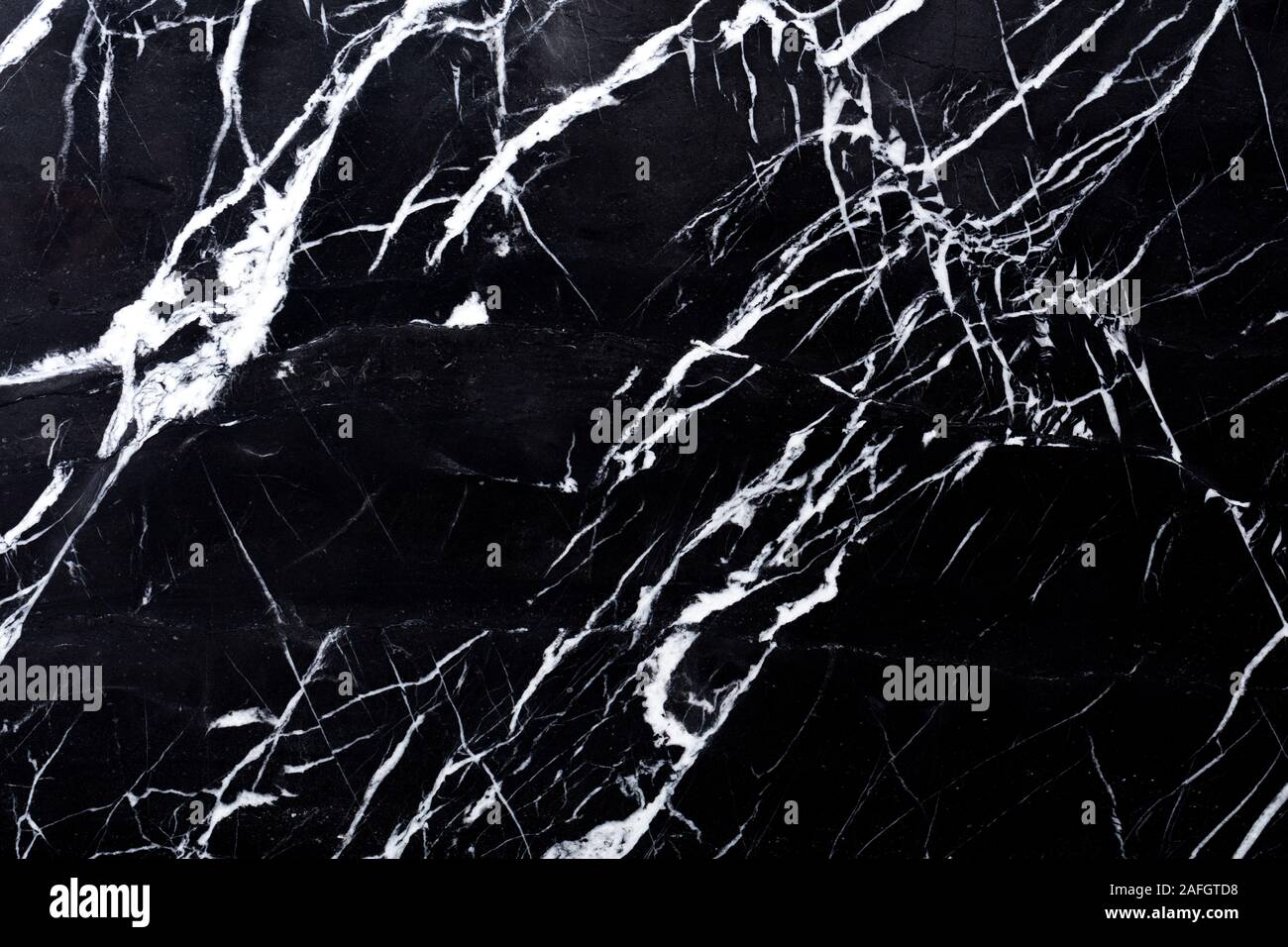Marble background in contrast black and white colors for new design work. High quality texture. Stock Photo