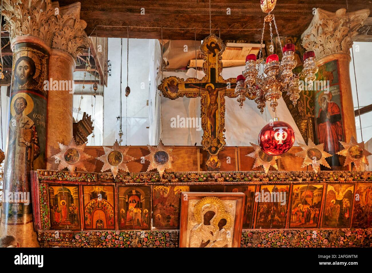 Jerusalem Bethlehem Israel. The church of the nativity birthplace of