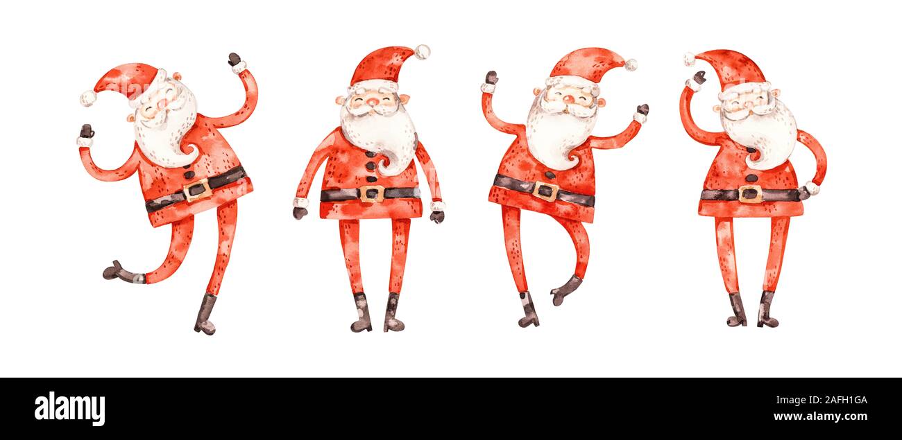 Santa Claus Hand Drawn Drawing Hand Style Drawn Stock Photos