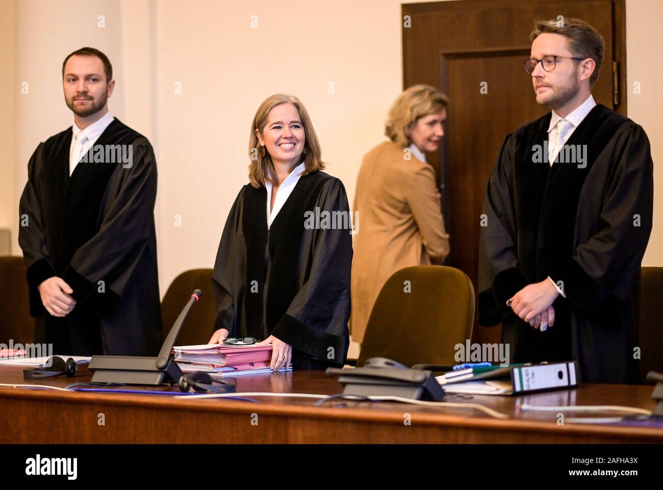 Hamburg, Germany. 16th Dec, 2019. The presiding judge Anne Meier-Göring