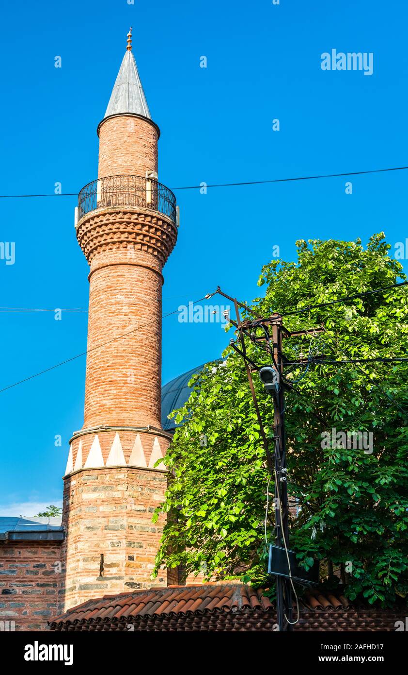 Minaret in Bursa, Turkey Stock Photo