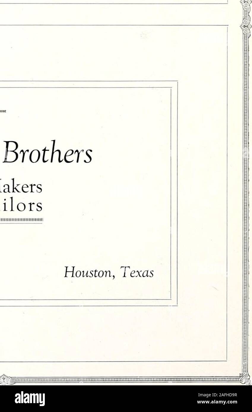 . Ellington 1918. Fire-Proof .Houston, Texas. COMPLIMENTS OF Hamilton Brothers Shirt Makersand Tailors iiiiiiiiiiiiiiHiiiiiiiiimiifiiiiiiimiiiiiimiiiiiiiiiiiiii Mens Furnishers ELLINGTON FIELD—1918] [Page 258 J. J SWEENEY PRESIDENT AND TREASURER C G. PILLOT VICE PRESIDENT GEO J. MELL1NGER SEC Y AND MANAGER J.J. SWEENEY JEWELRY COMPANY ESTABLISHED1875 419 Main Street INCORPORATED1903 H O U STO NTEXAS TO THE MEN OE ELLINGTON EIELD: We take this opportunity to expressour appreciation of the many valued consid-erations received by us from you. It has been a cherished pleasure toenjoy your patronag Stock Photo