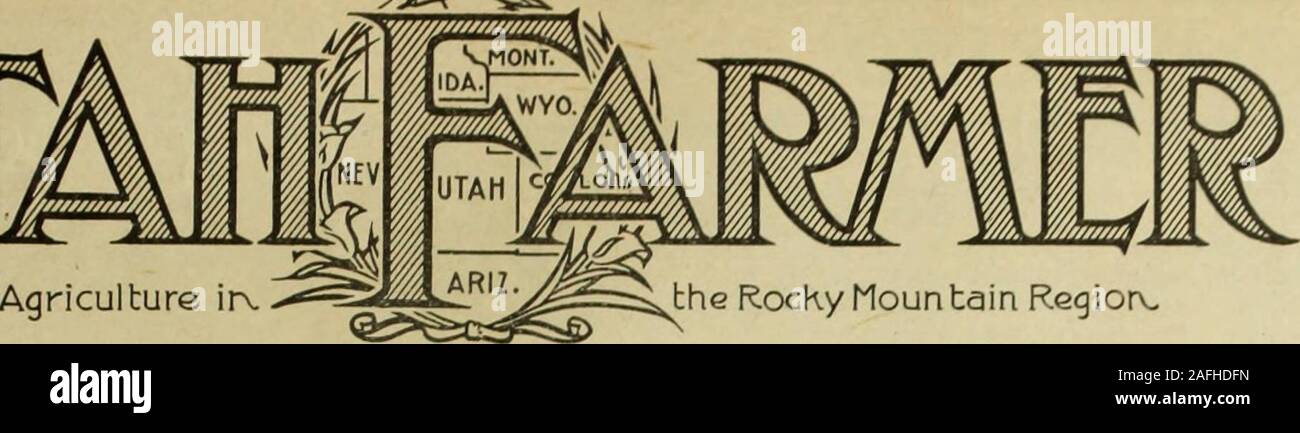 . The Utah Farmer : Devoted to Agriculture in the Rocky Mountain Region. Devoted to Agriculture irv the Rocky Mountain Regiorv COMBINED WITH THE DESERET IWKMEK ANT) ROCKY MOT NT A IX F A KM IXC ONE DOLLARA YEAR. FOREIGN-SUBSCRIPTION$1.50 VOLUME XII. LEHI, UTAH, SATURDAY, MAY 6, 1916 No. 4 ) Reasonable Returns From Walnuts By L. D. Batchelor, In Charge of Walnut Investigations, University of Cali-fornia, Citrus Experiment Station, Riverside, California. The following claims have beenmade concerning English walnuts incertain advertising circulars and else-where. A Utah fruit grower has ask-ed fo Stock Photo