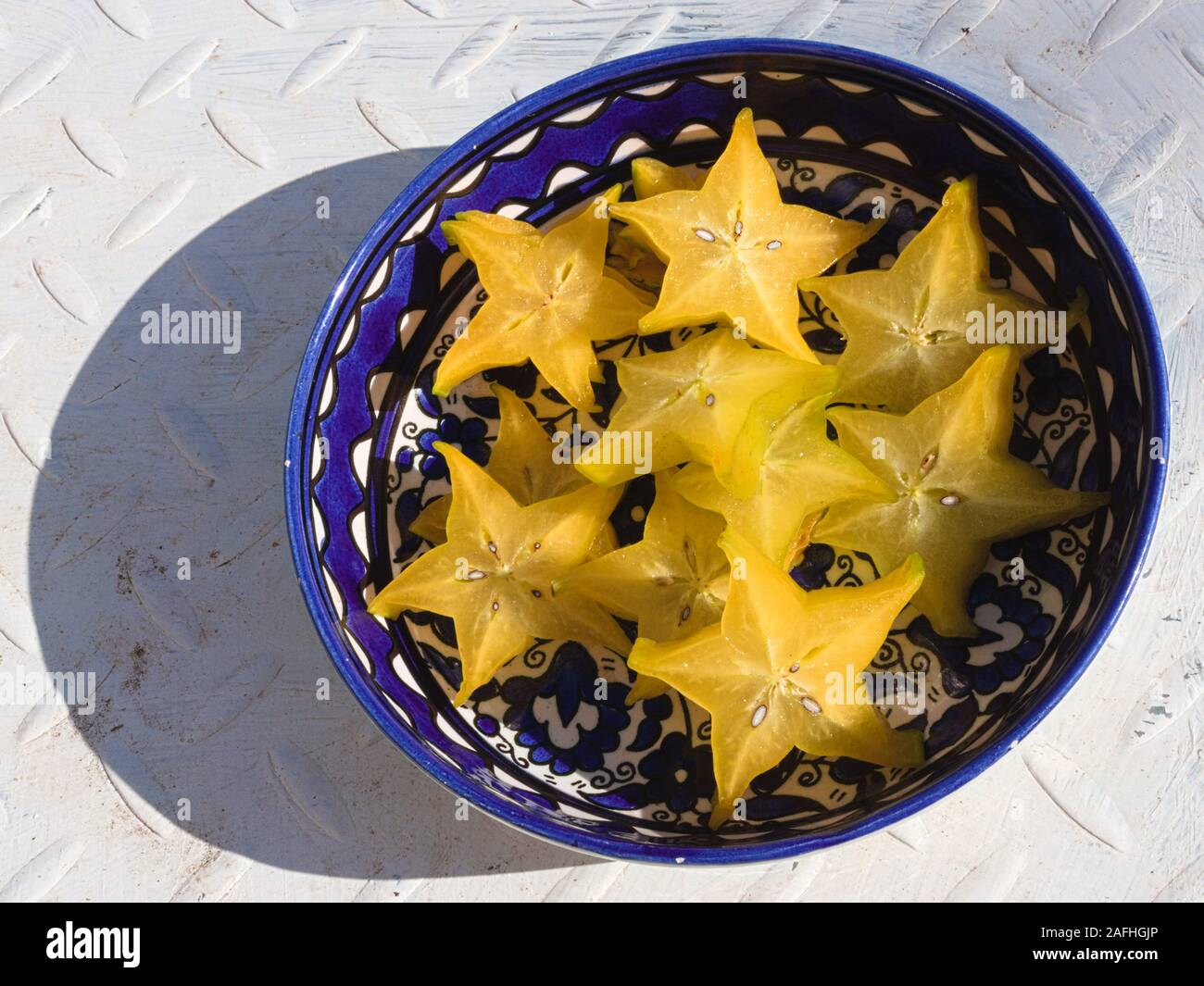 Carambola - or starfruit Stock Photo