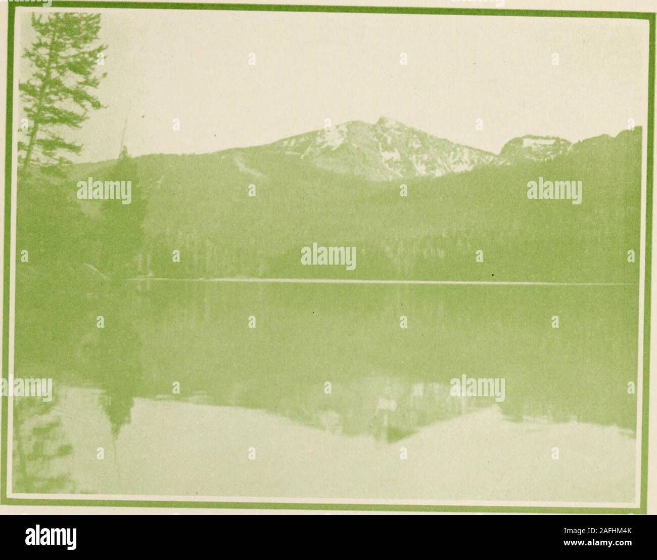 . Souvenir views of Yellowstone National Park featuring the Lincoln