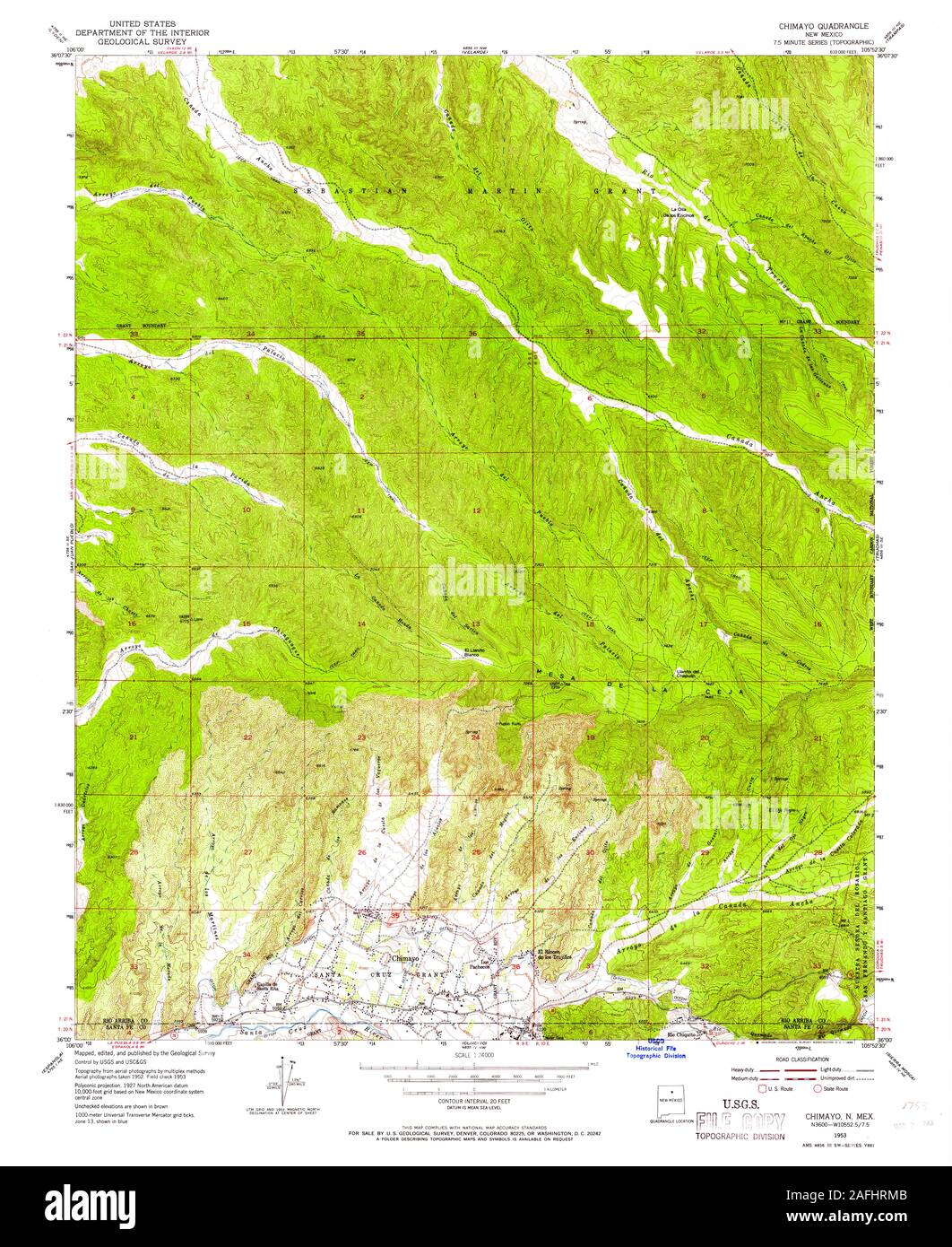 Map of chimayo hires stock photography and images Alamy