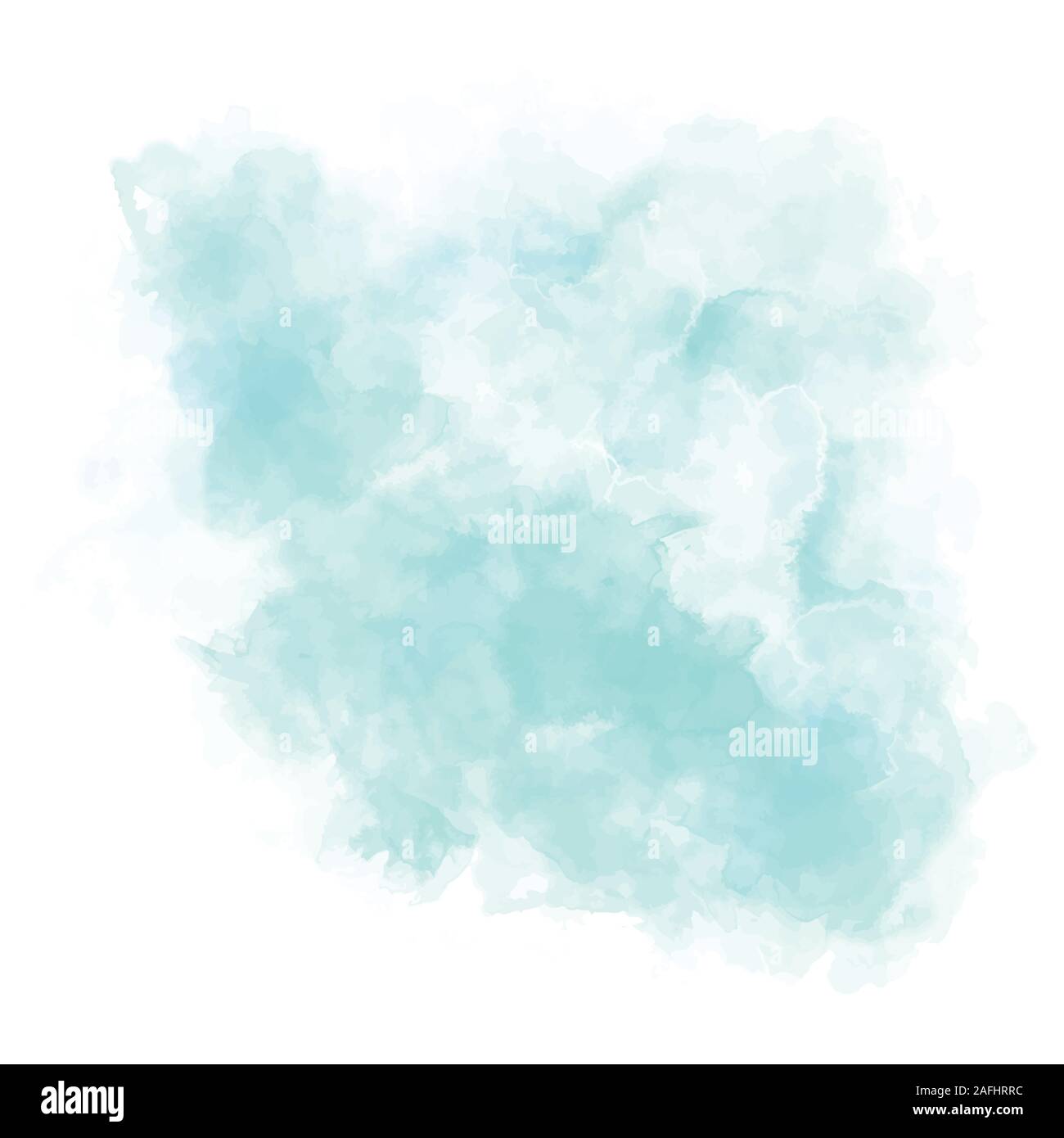 Blue watercolor background with white splash. Paint splash on paper