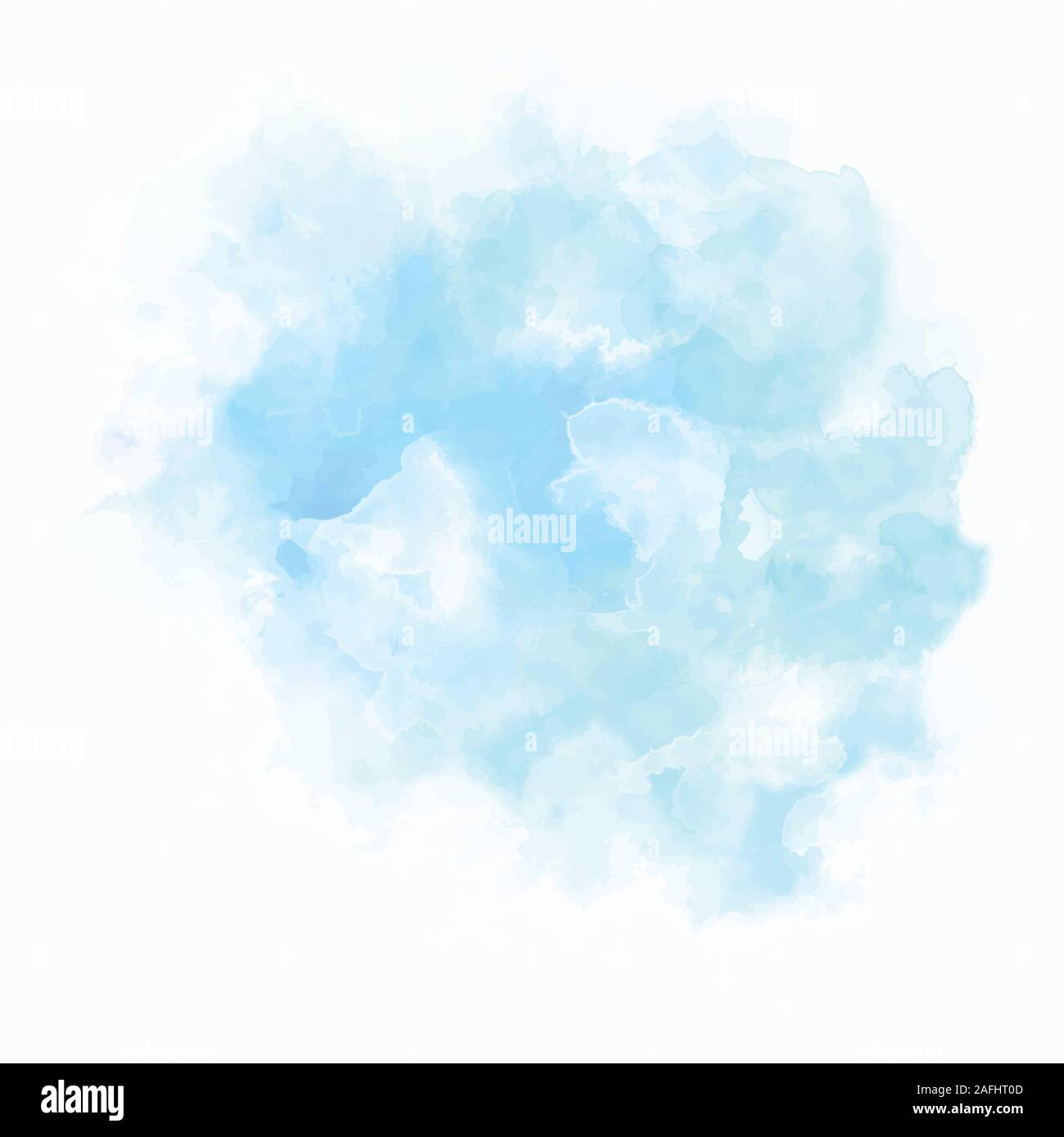 Blue watercolor background with white splash. Paint splash on paper.  Pastel, delicate and subtle poster, banner. EPS 8. Copy space. Texture,  grunge Stock Vector Image & Art - Alamy