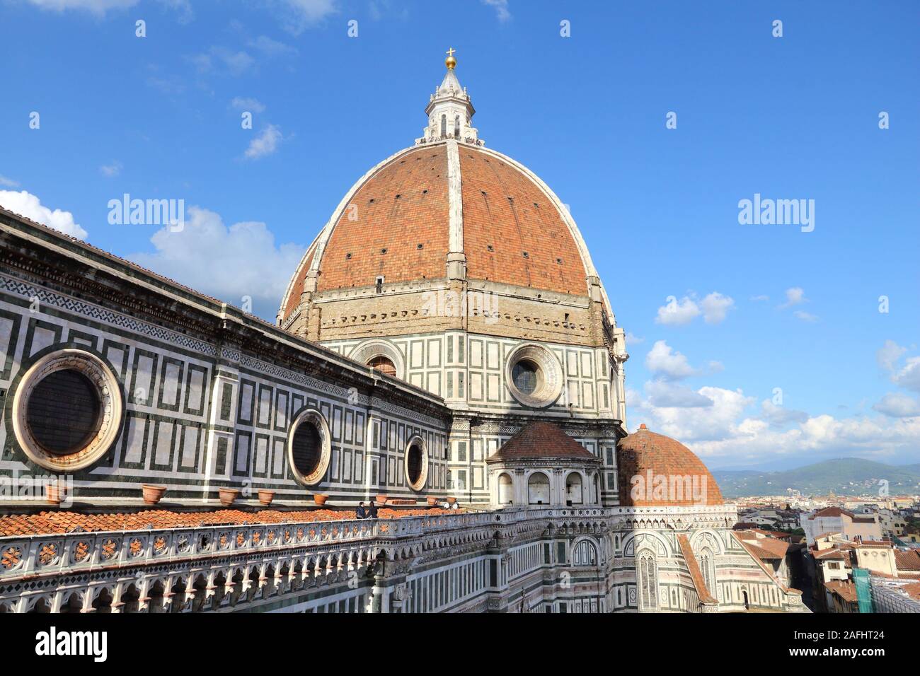 Florence - Cathedral Dome. Santa Maria del Fiore Stock Photo - Alamy