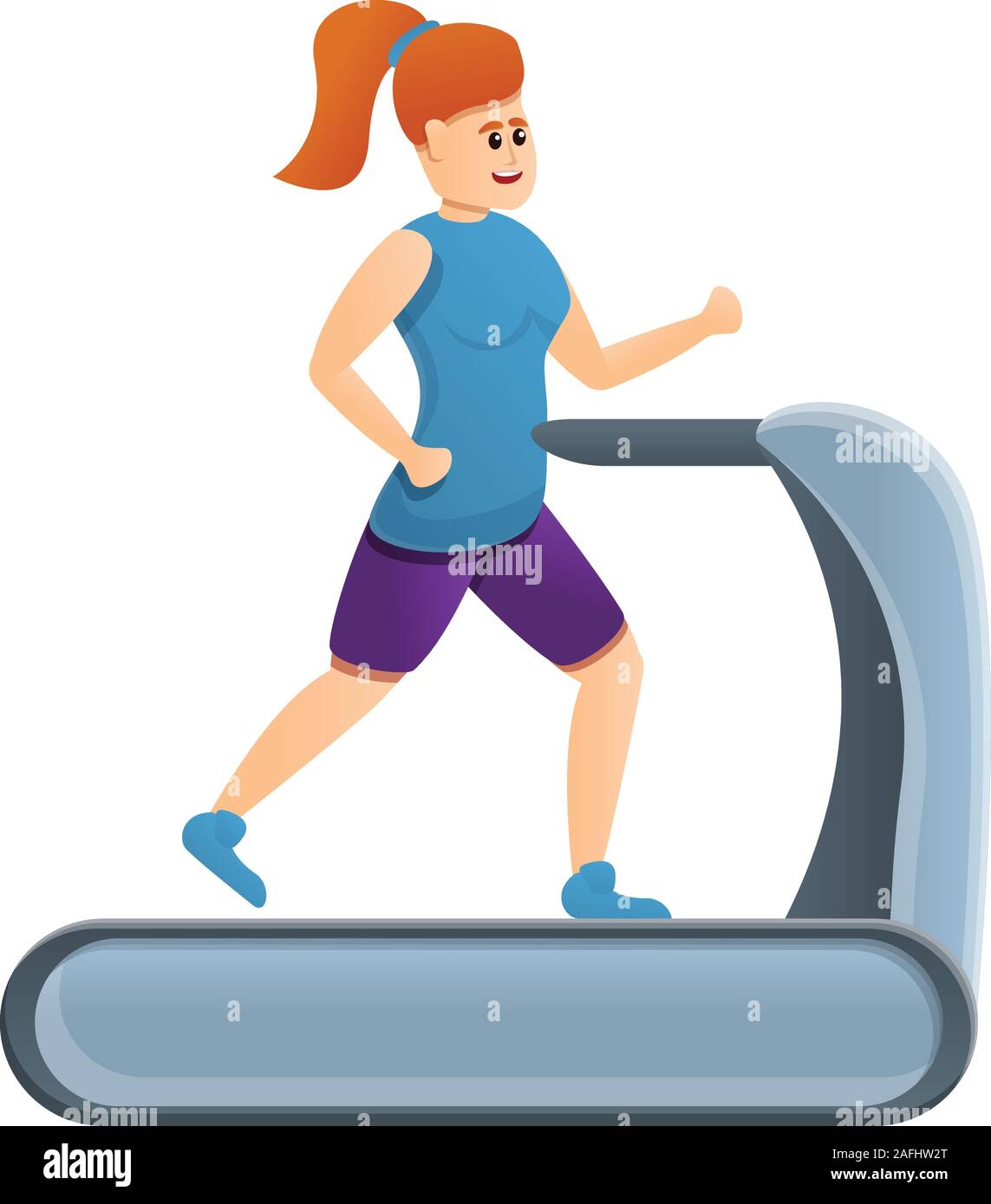 Treadmill Cartoon / Grab your tablet, phone, or laptop, hop on that