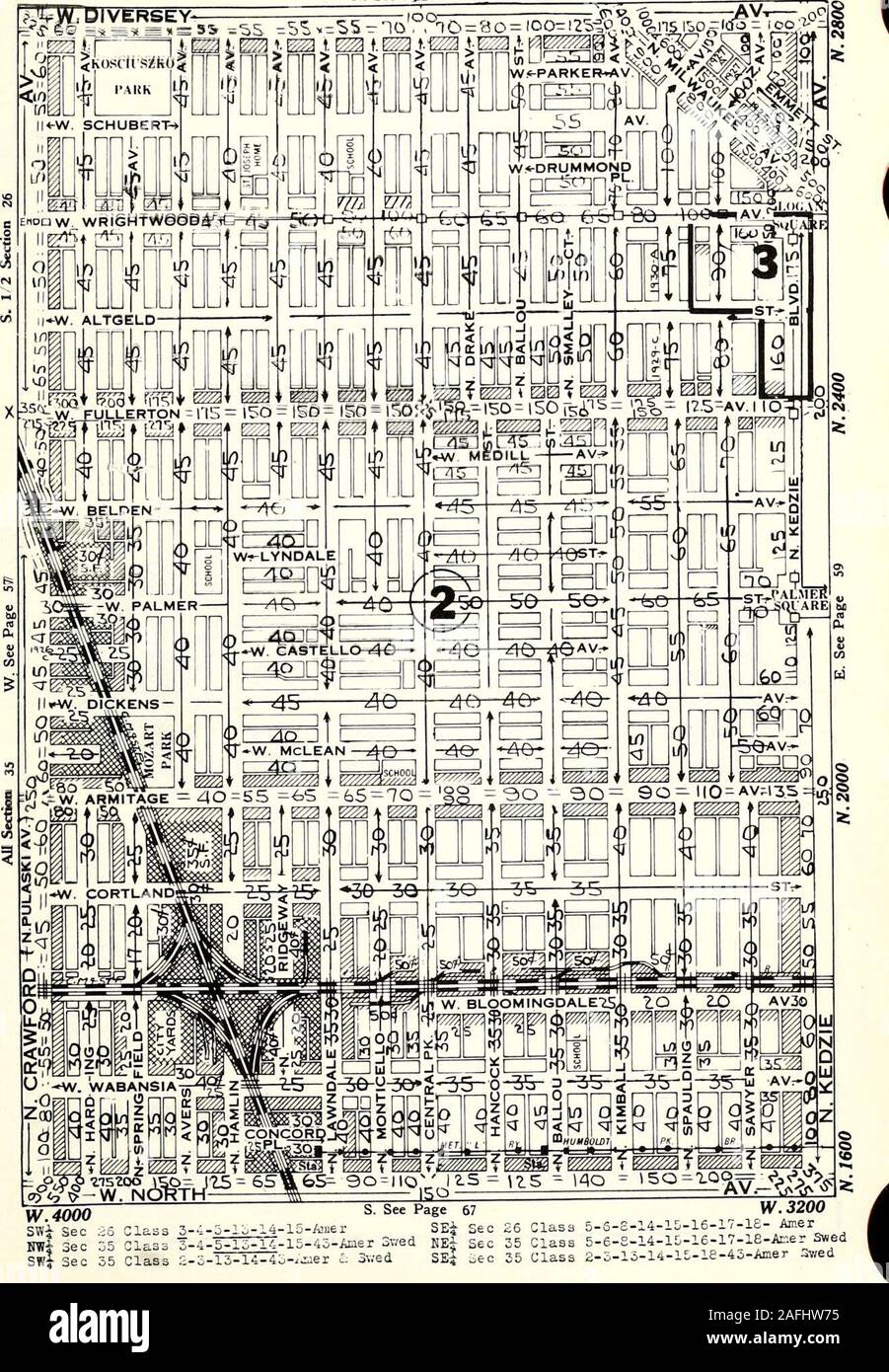 . Olcott's land values blue book of Chicago. IV,b;/?, SwI seo 34 Class 2-3-42.A.er 4 S.el g |«o S^ Clas. l-J:|:l|:it-l:er * S,8d 15-18-Amer OLCOTTS LAND VALUES & ZONING 1936T. 40 N.—R. 13 E. N. See Pa?e 49 58. W.4000 SWi Sec :jo Class 3- irwi Sec 35 Class 3- SVt Sec 35 Class 2- ^. See Page 67 W. 3200 -14-15-A!iier SEi Sec 26 Class 5-5-8-14-15-16-17-18- Air.er rrr-l5-45-Aner 3v;ed HEi Sec 35 Class 5-6-e-14-15-16-17-ie-Arier Svsed j-5-13-14-15-l£-45-Amer 3v;ed jiier c. Sv.ed 35 Class OLCOTTS LAND VALUES BLUE BOOK Specialists in the Management Selling Insuring and Financing of North-West Side Pro Stock Photo