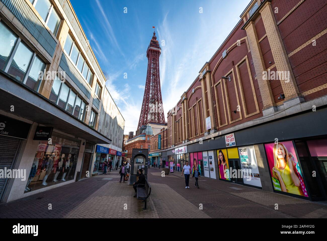 Blackpool town centre hires stock photography and images Alamy