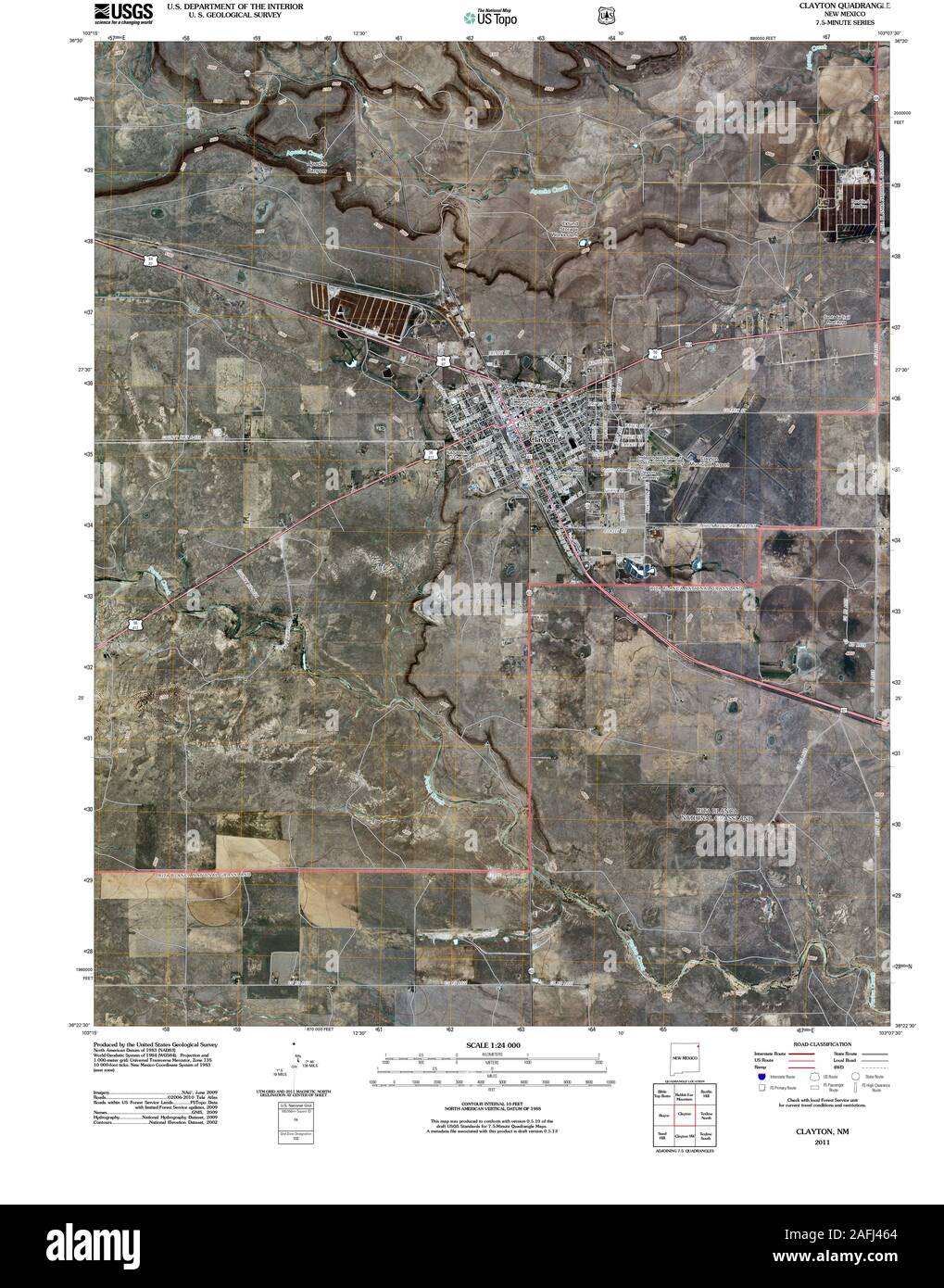Clayton new mexico map hires stock photography and images Alamy