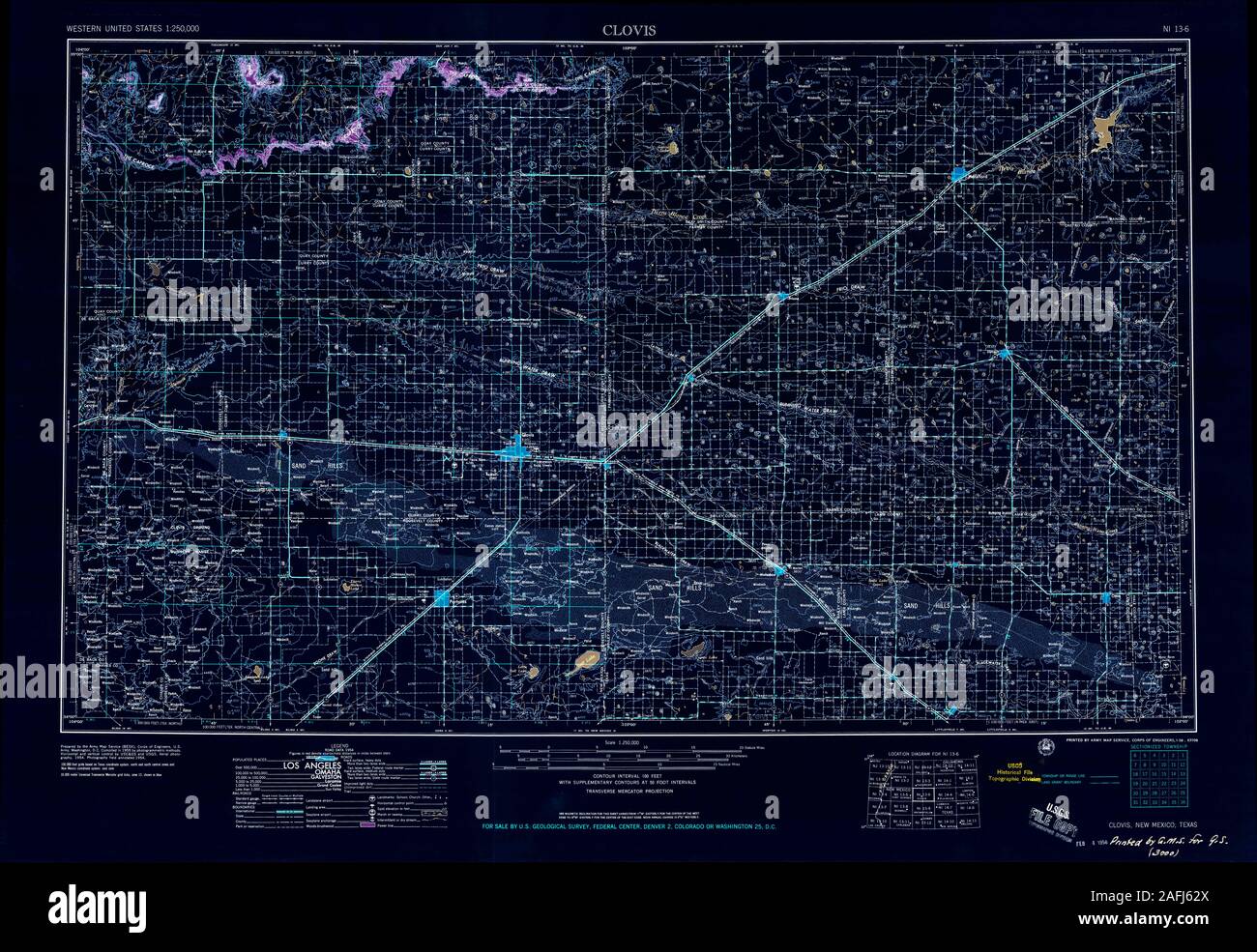 Clovis new mexico map hires stock photography and images Alamy