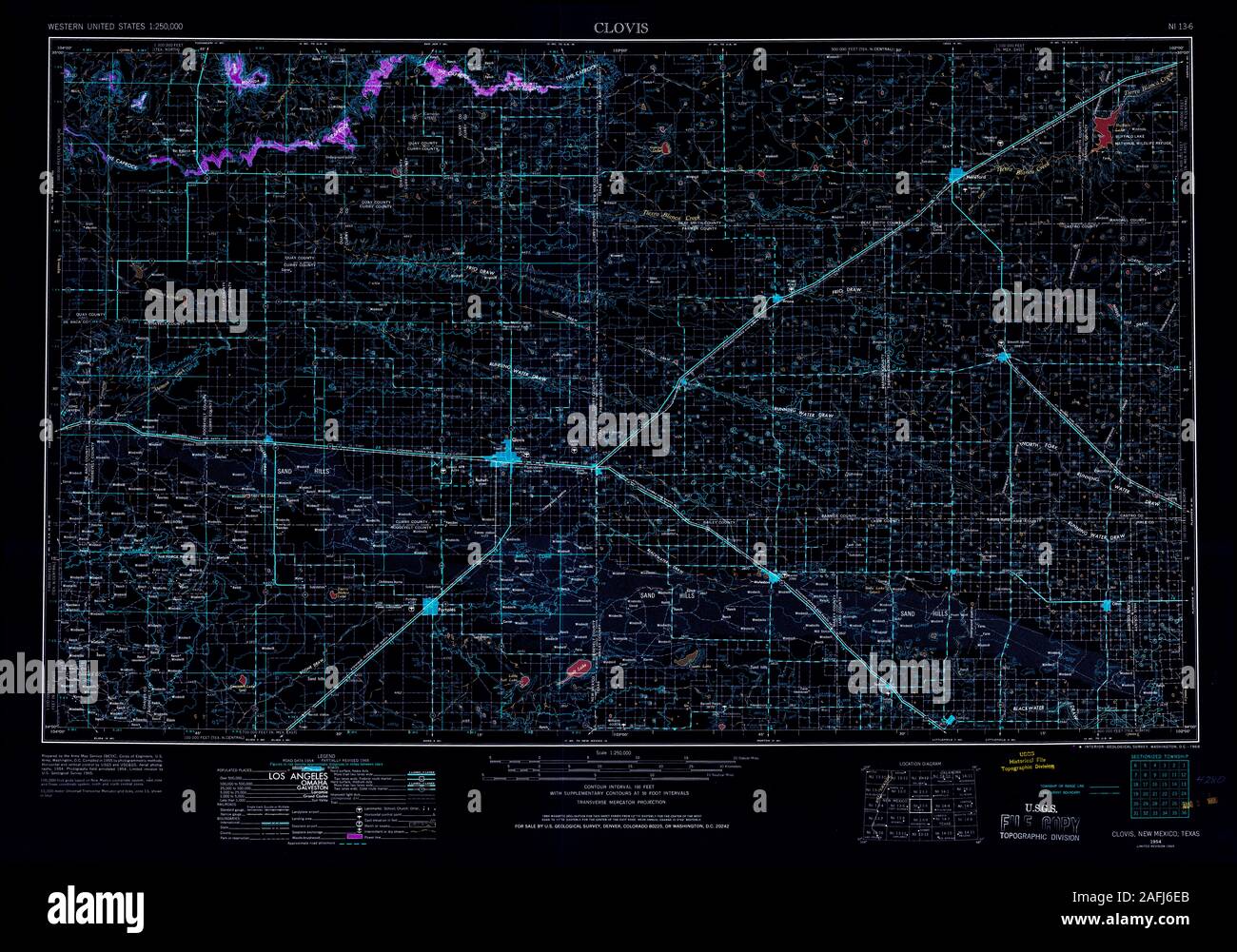 Clovis new mexico map hires stock photography and images Alamy