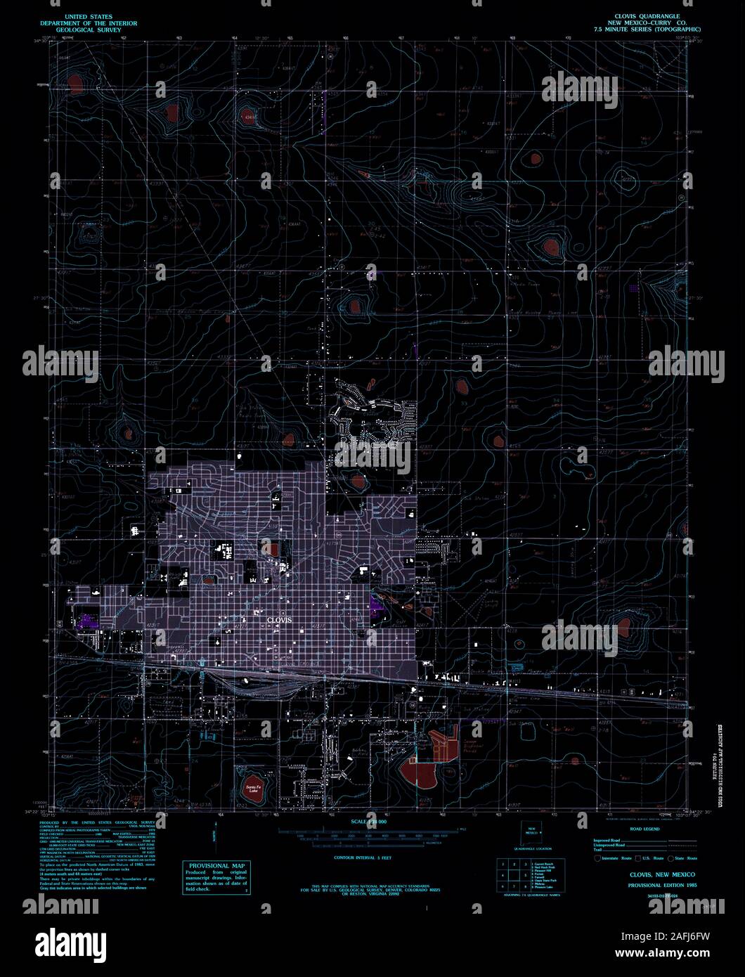 Clovis new mexico map hires stock photography and images Alamy