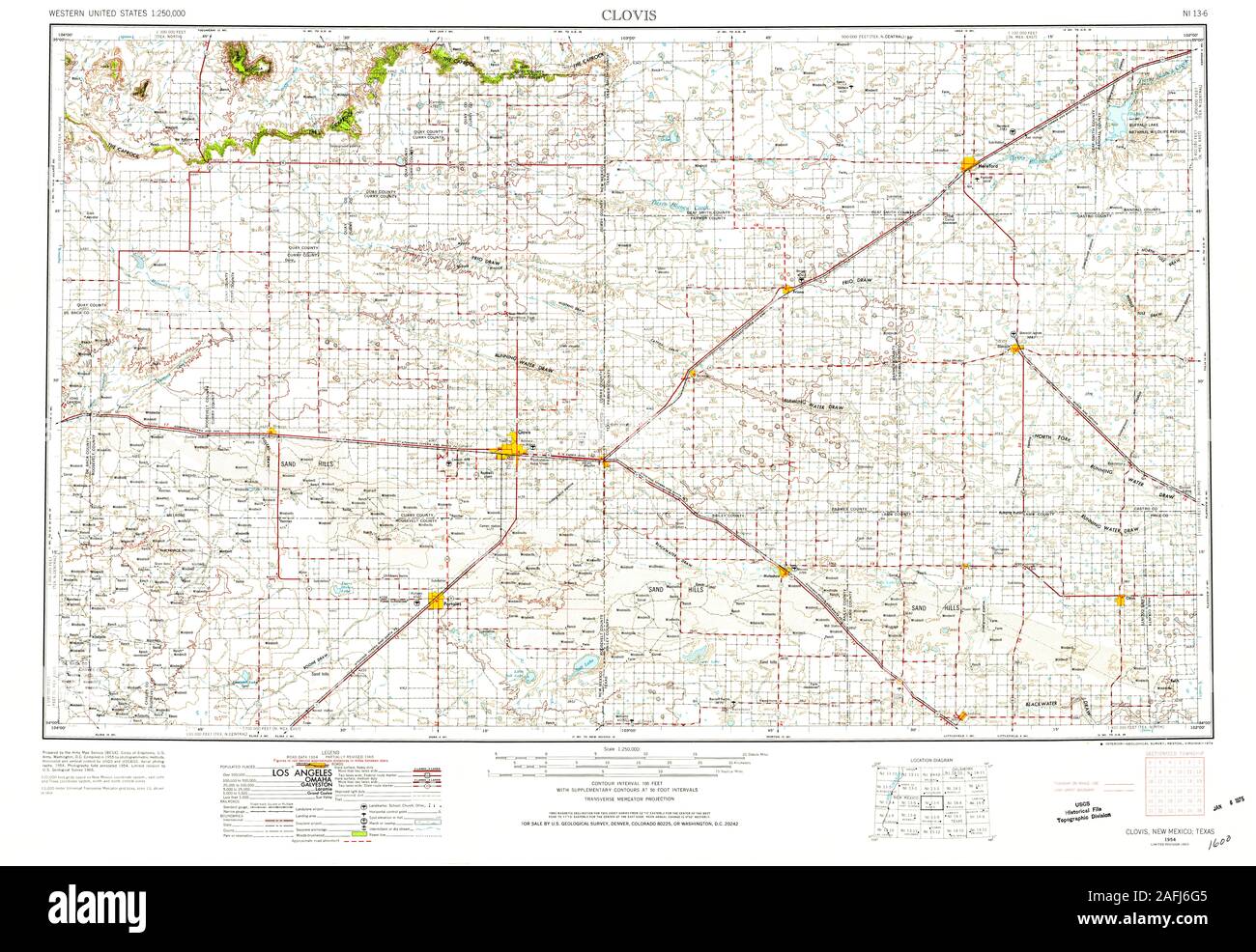 Clovis new mexico map hires stock photography and images Alamy