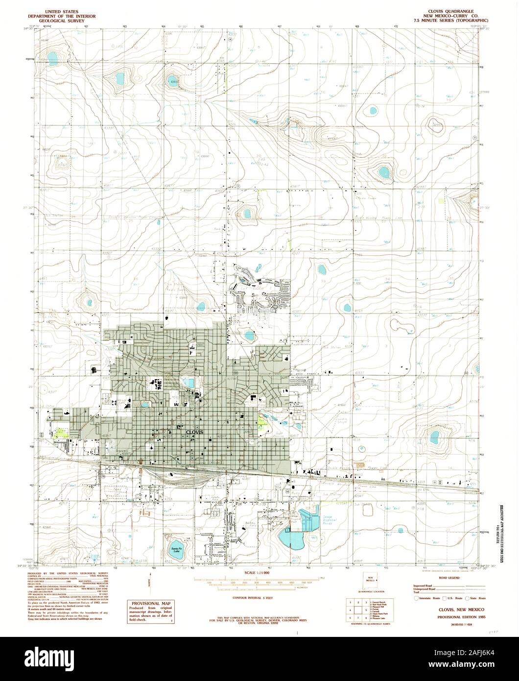 Clovis new mexico map hires stock photography and images Alamy