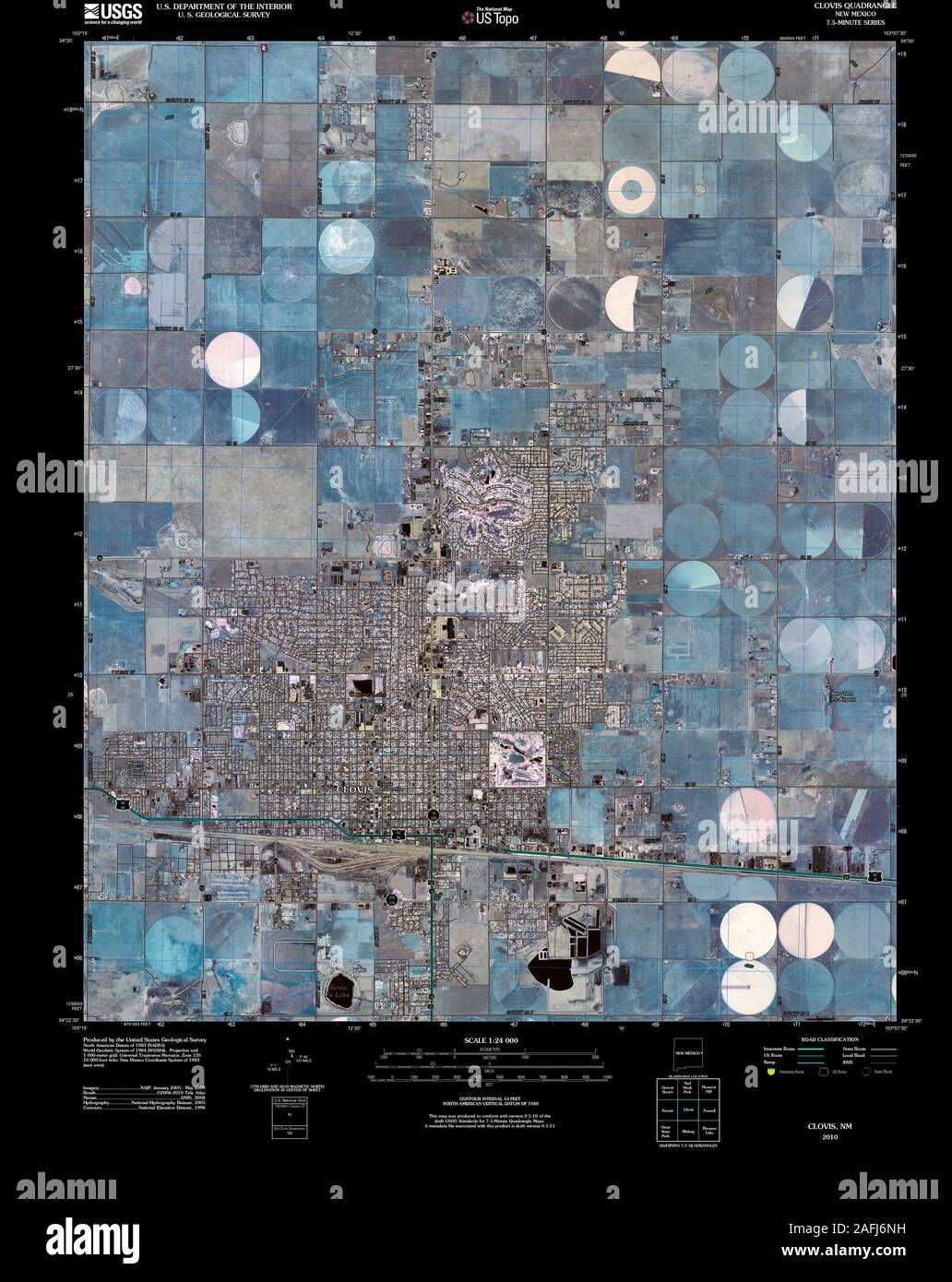 Map of clovis new mexico hires stock photography and images Alamy