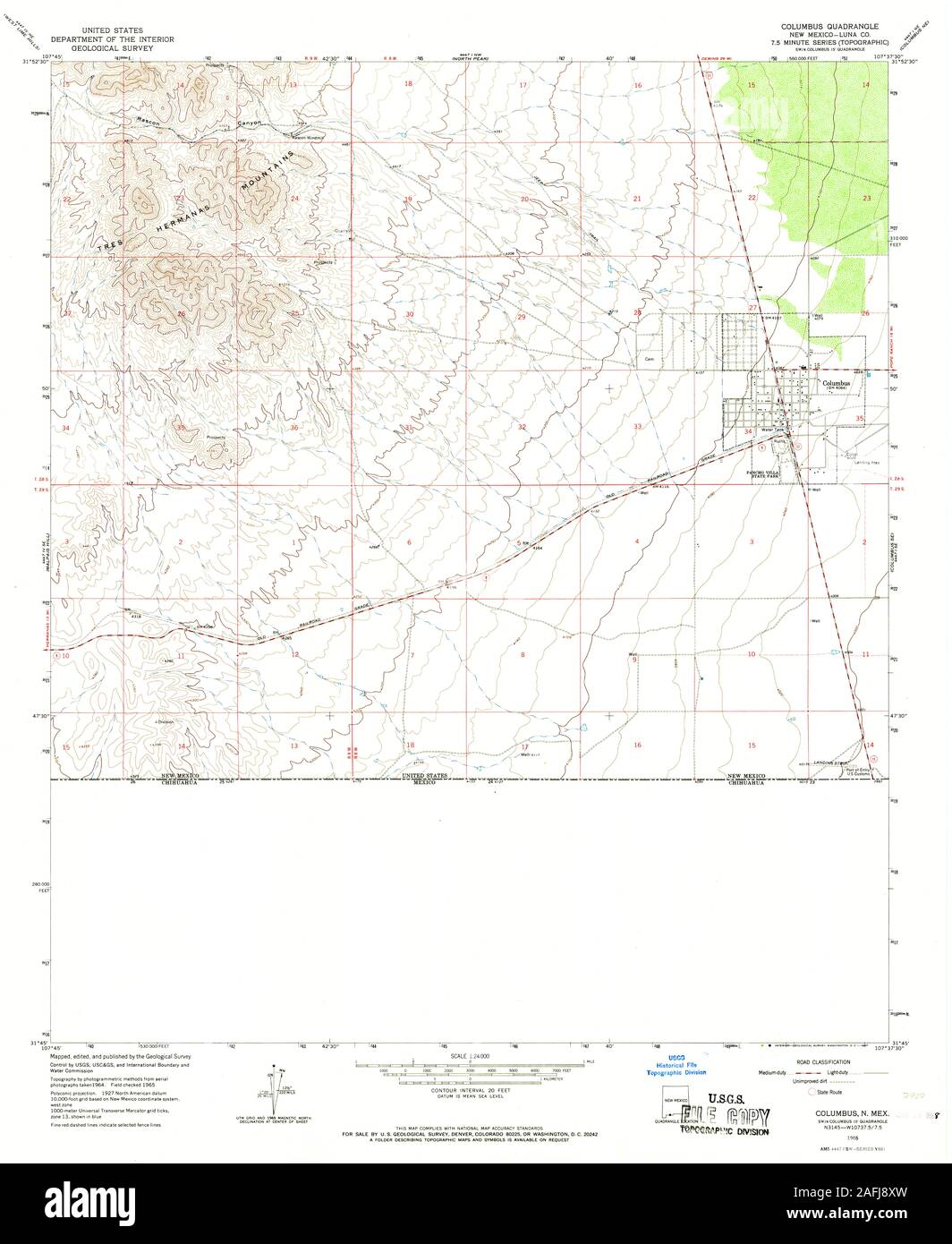 Columbus new mexico Cut Out Stock Images & Pictures Alamy