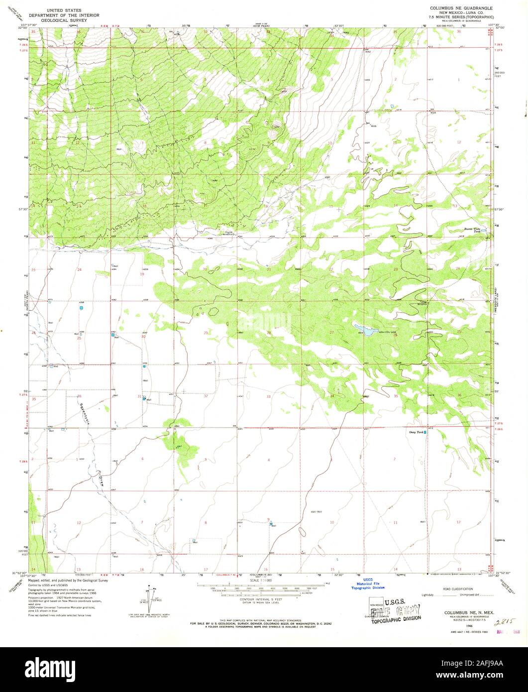 Columbus new mexico map hires stock photography and images Alamy