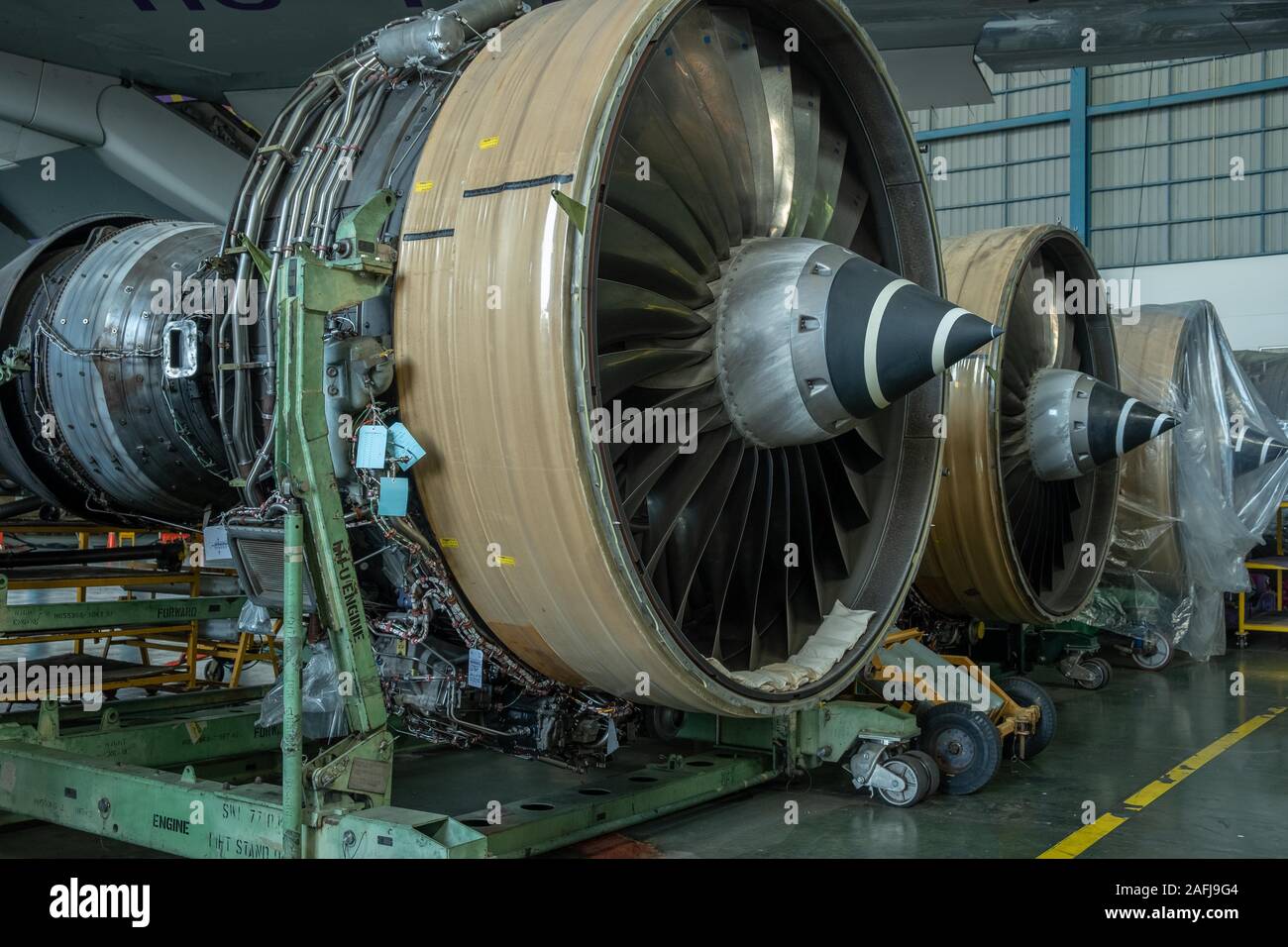 Gas turbine engine is power plant of an aircraft industry.Also used in