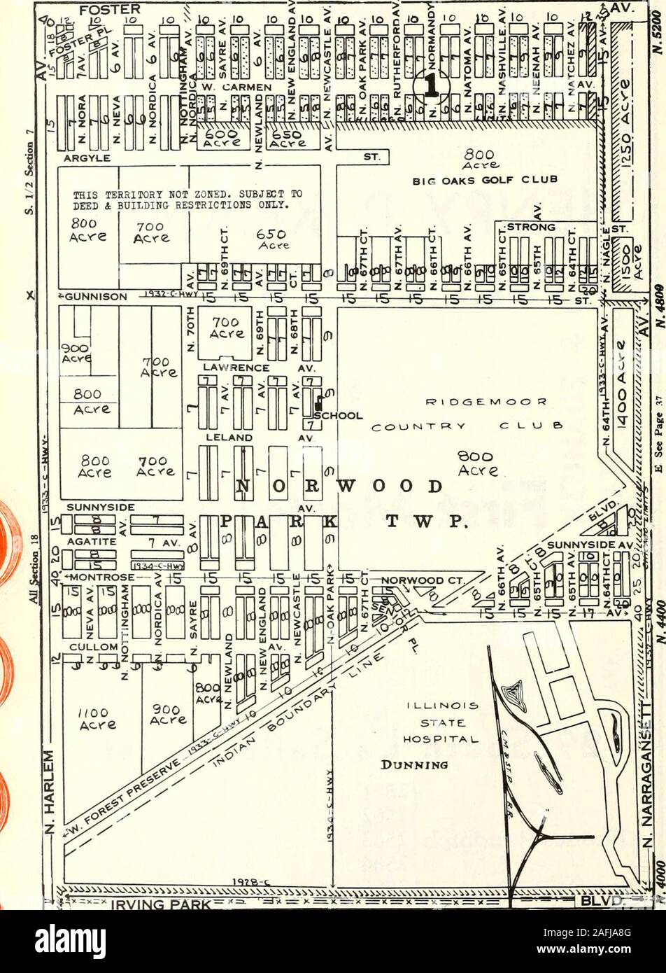 . Olcott's land values blue book of Chicago. W.iooo W. 1600 3. See Page 43 HWi See 5 Class a-4-15-16-17-la-Aaef iSEi Sec 5 Class 6-9-11-15-16-17-18-36-Amsr SW| Seo 5 Class 3-4-14-15-16-17-18-Am9r SE-; Sec 5 Class 6-9-11-15-16-17-18-36-Amer HWJ Seo 8 Ei Class 4-6 W» Class Z-4-14-15-16-17-18 NEt Sec 8 Class 6-9-11-15-16-17-18-36-Amer OLCOTTS LAND VALUES BLUE BOOK Since 1885 HENRY P. KRANSZCOMPANY First Mortgages 29 South La Salle Street 2561j2562 Phones Randolph (256312564,2565 36 OLCOTTS LAND VALUES & ZONING 1936 T. 40 N.—R. 13 B. N. See Page 28 FOSTER. IRVINC^PARk==- =? iOOO.N.^ Wv W i W.7200 Stock Photo