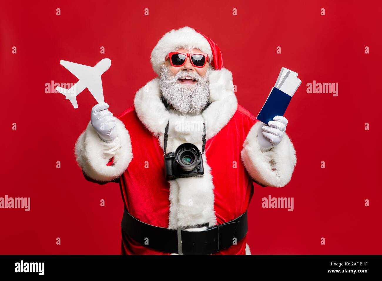 Portrait of funny hipster santa claus have journey abroad in terminal want travel take photo photigraphing wear spectacles eyewear eyeglasses costume Stock Photo - Alamy Portrait of funny hipster santa claus have journey abroad in terminal want travel take photo photigraphing wear spectacles eyewear eyeglasses costume Stock Photo - Alamy