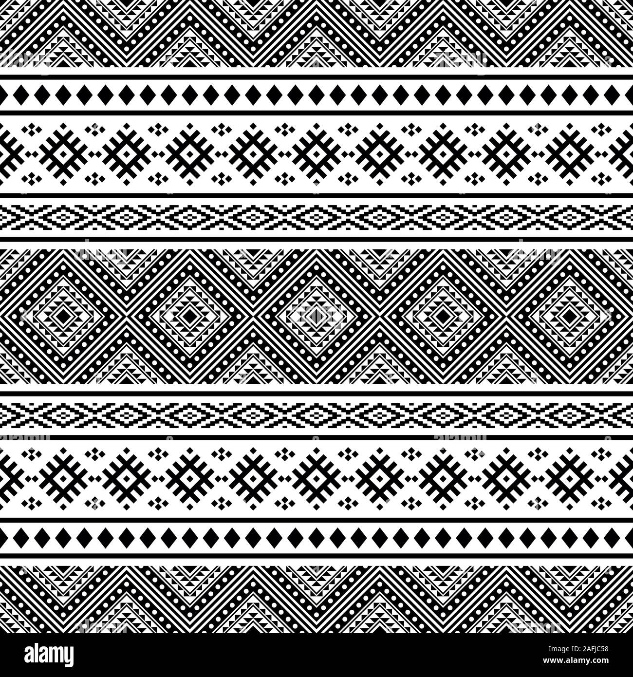 Moroccan Vector seamless pattern, abstract geometric background illustration, fabric textile pattern Stock Photo