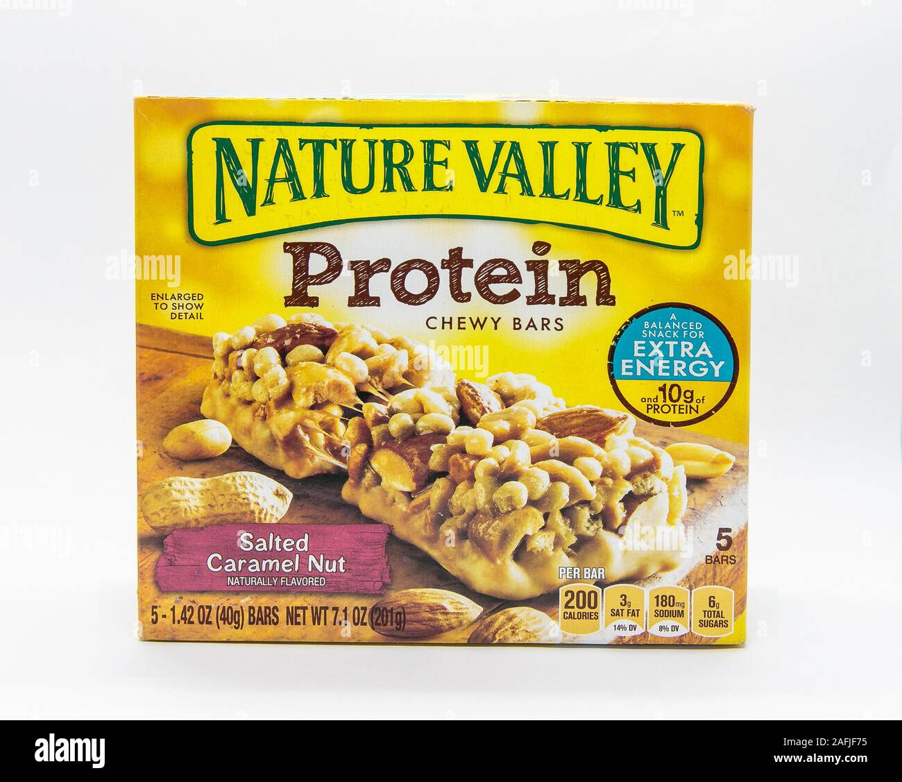 Nature Valley Protein Chewy Bars, Peanut Butter Dark Chocolate - 5 pack, 1.42 oz bars