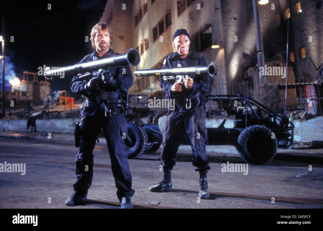 The Delta Force Year : 1986 USA Director : Menahem Golan Chuck Norris, Lee Marvin Stock Photo