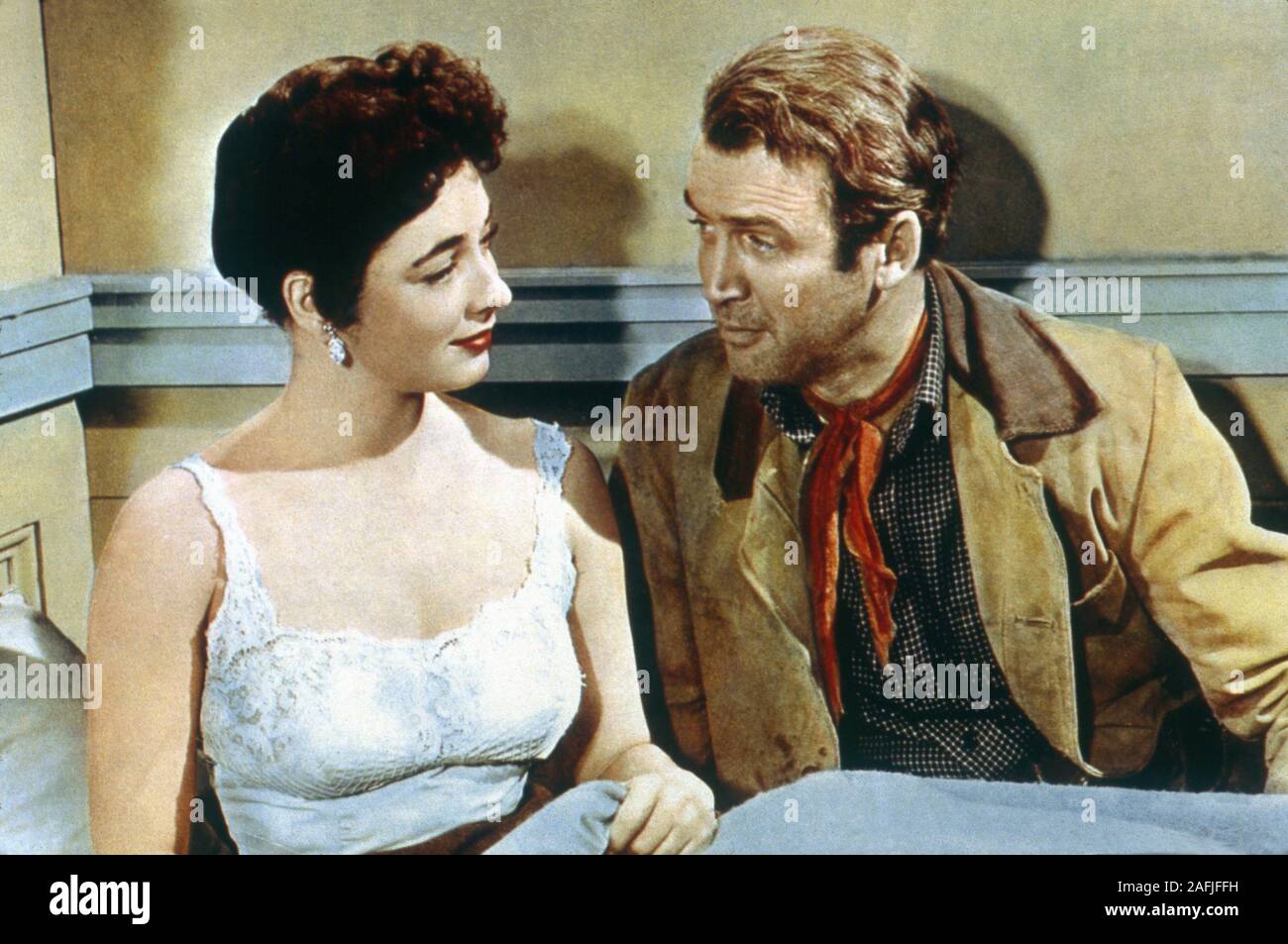 The Far Country Year : 1954 USA Director : Anthony Mann Ruth Roman, James Stewart Stock Photo