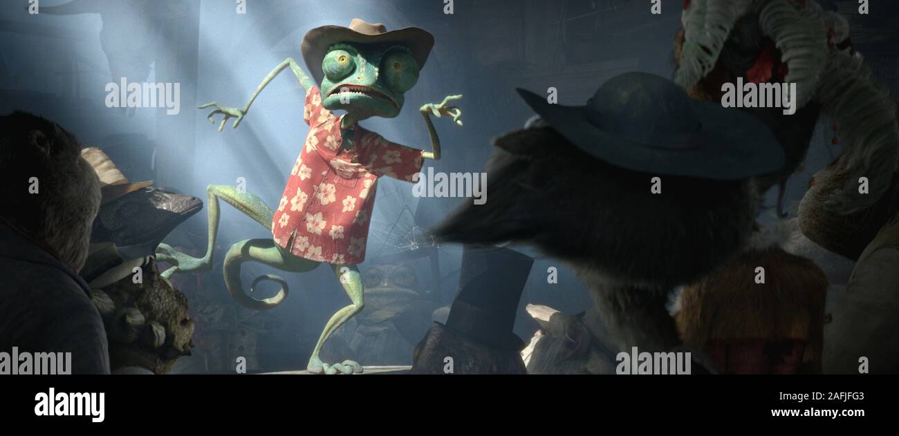 Rango Year : 2011 USA Director : Gore Verbinski Animation Stock Photo