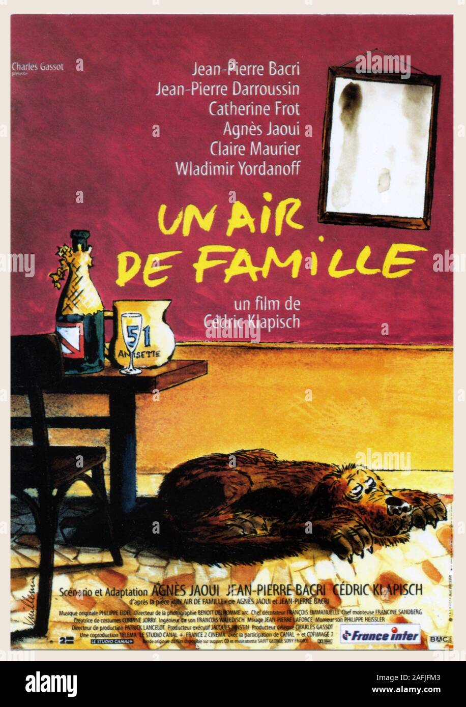 Un air de famille Year 1996 France Director Cédric Klapisch Poster