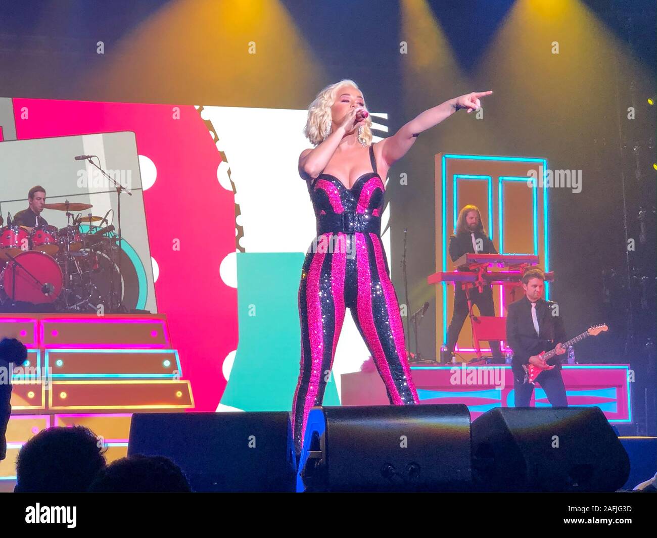 Doha, Umm Salal, QATAR. 15th Dec, 2019. US singer Katy Perry during a