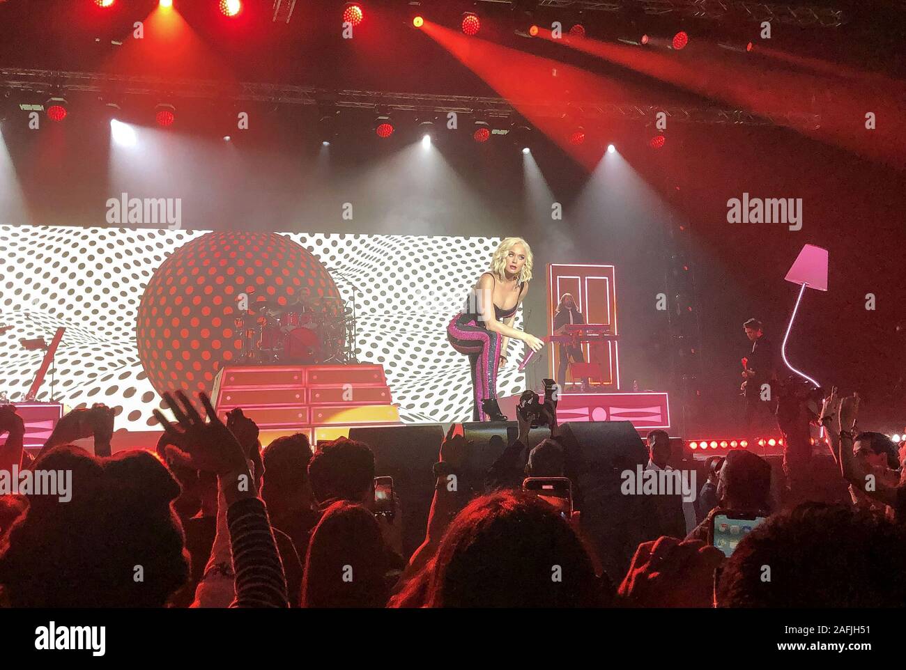 Doha, QATAR. 15th Dec, 2019. US singer Katy Perry during a Qatar Live