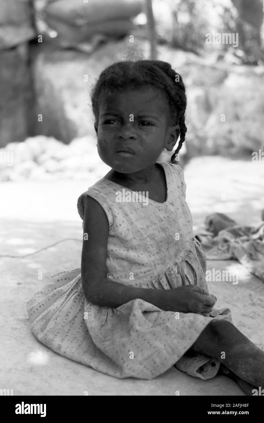 Malariakrankes Kind, 1967. Child suffering from malaria, 1967. Stock Photo