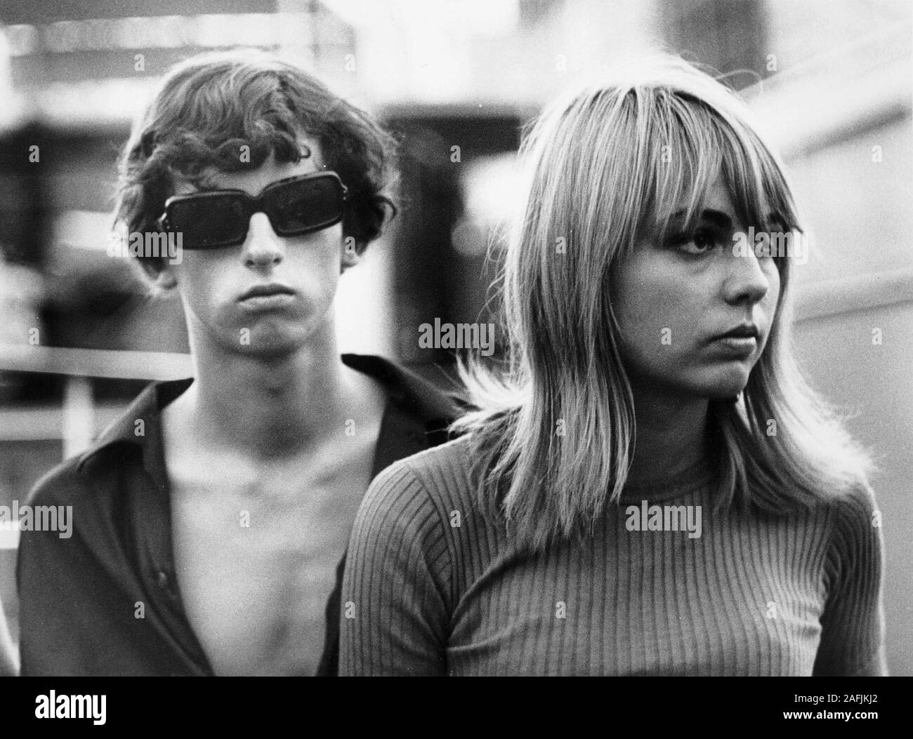 Youths At The Harbour Mole In Saint Tropez The Girl Looks Like The Ladies Idol Brigitte Bardot Stock Photo Alamy